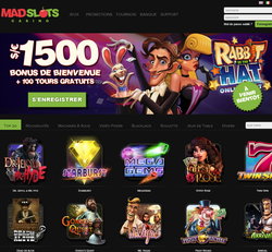 1500 euros de bonus gratuit sur Madslots Casino