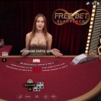 Free Bet Blackjack, la table de blackjack aux places illimitées