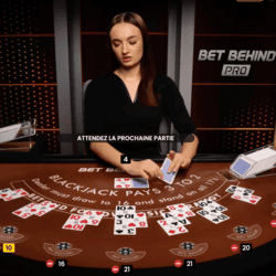 Bet Behind Pro Blackjack de Pragmatic Play Live